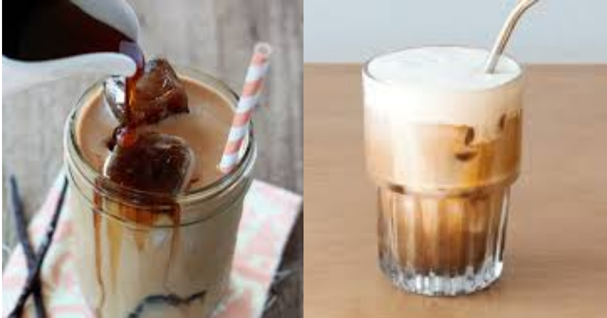 maple iced latte