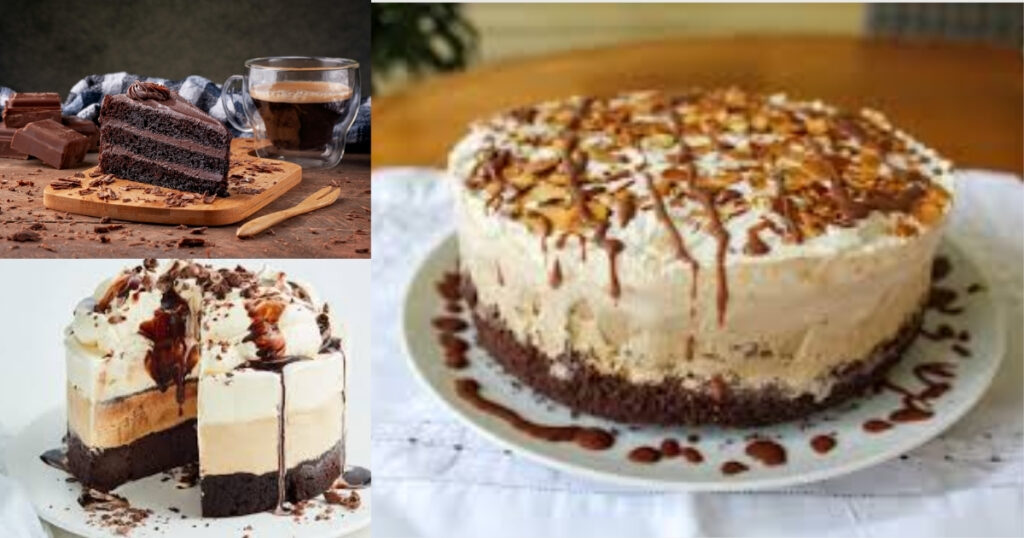 Coffee ice cream cake