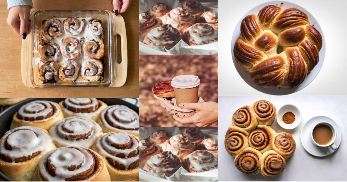 cinnamon and coffee buns